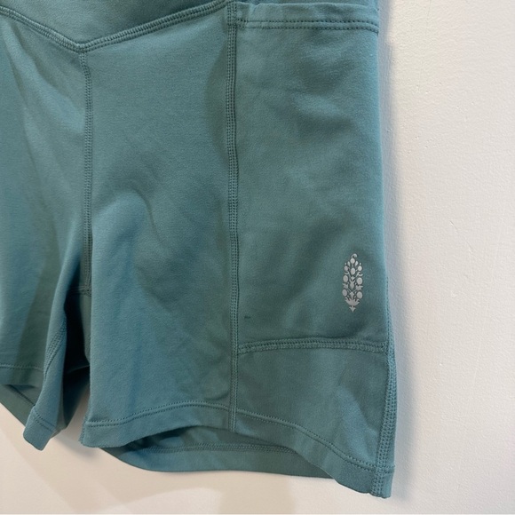 FREE PEOPLE Odessa green biker shorts - Picture 8 of 10